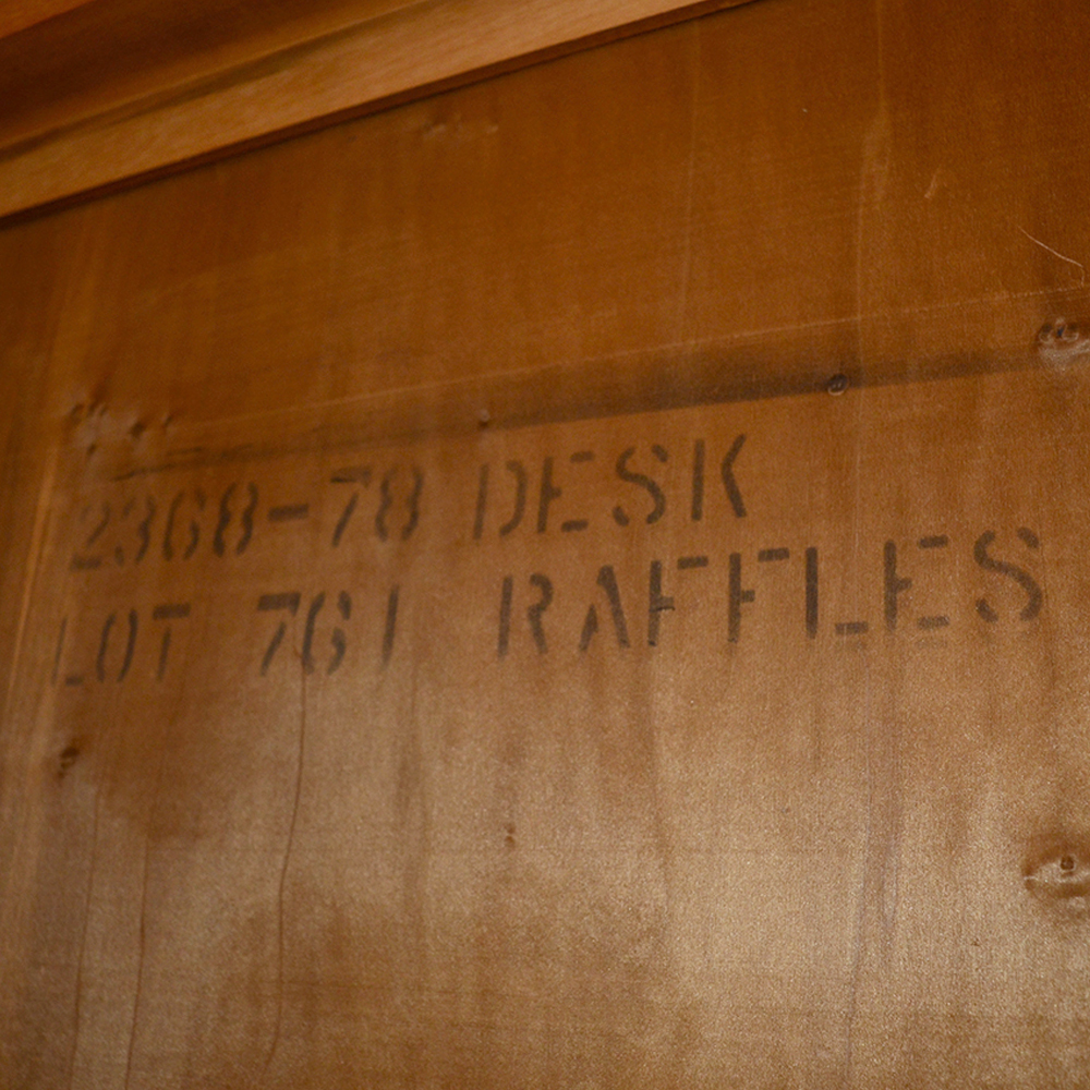 Three-Drawer Writing Table