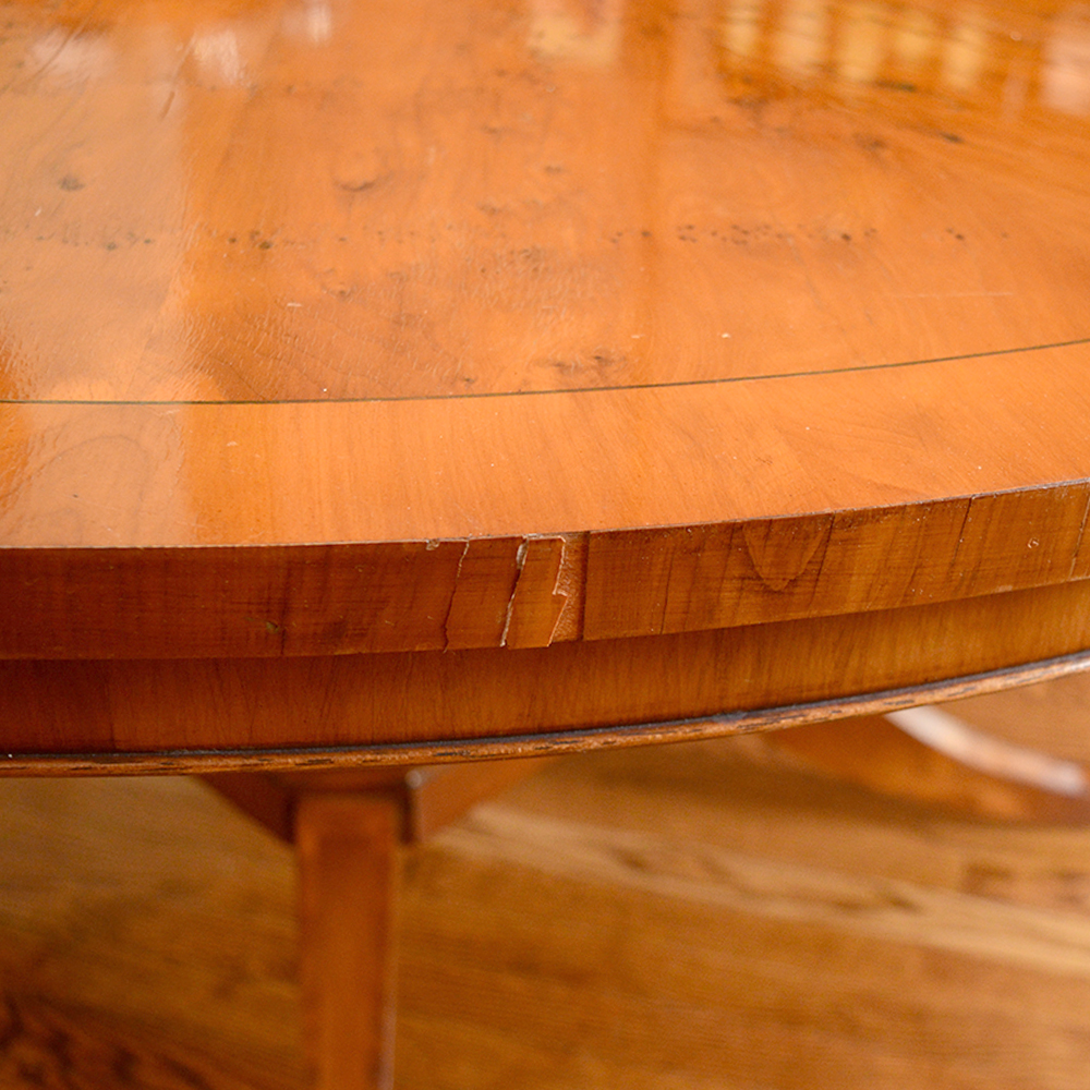 Contemporary Single-Pedestal Dining Table