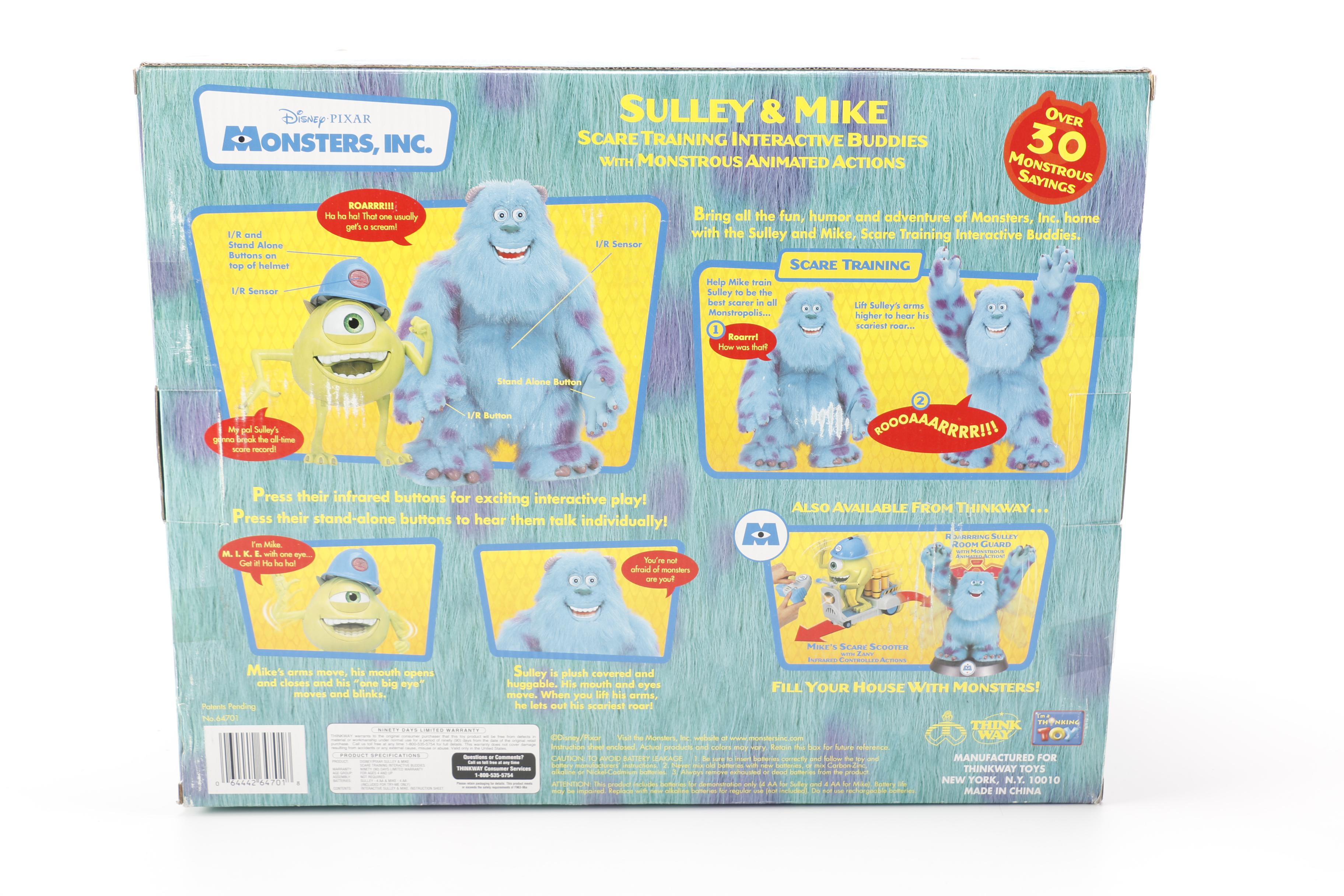 Disney/Pixar "Monsters, Inc." Electronic Toys