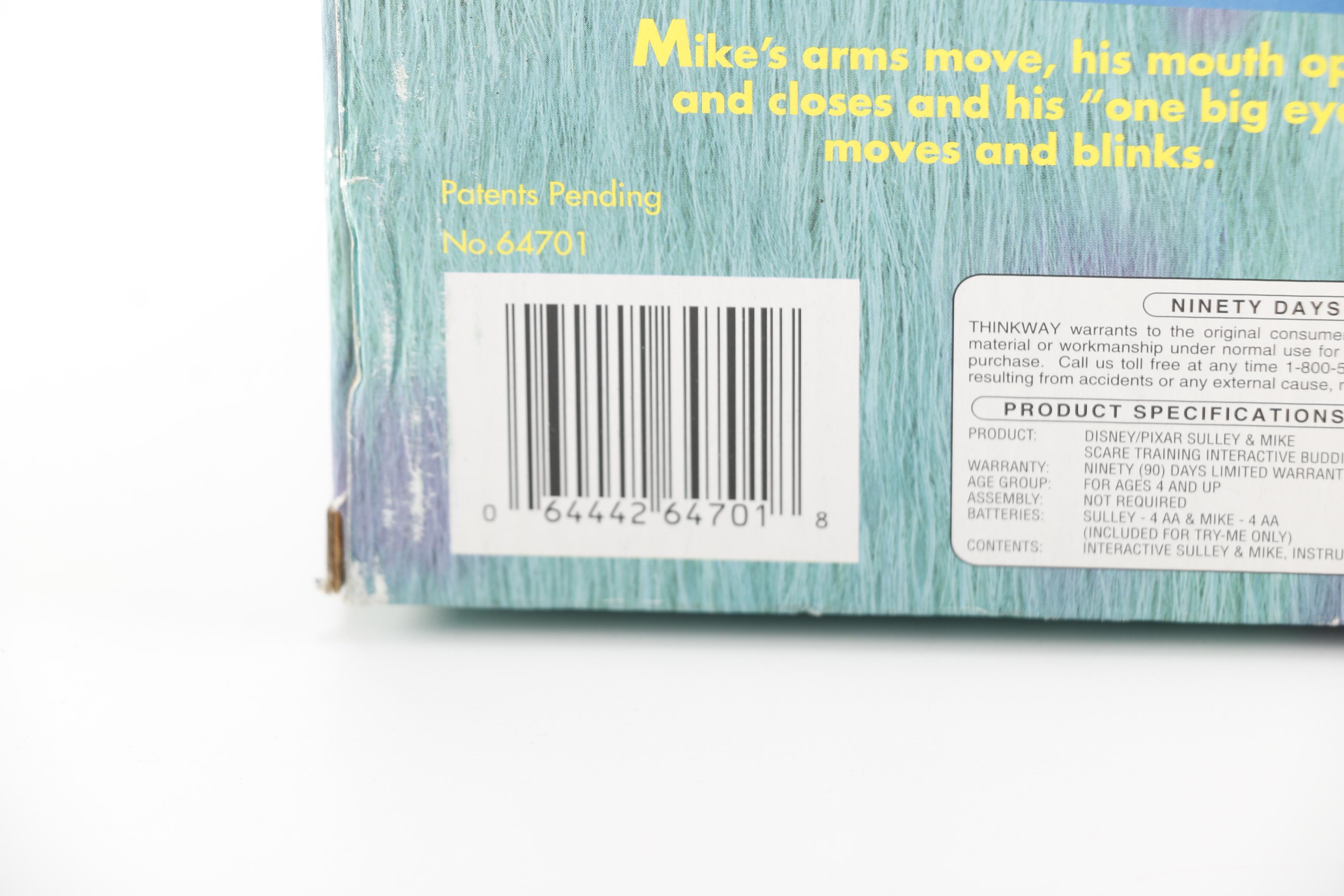 Disney/Pixar "Monsters, Inc." Electronic Toys