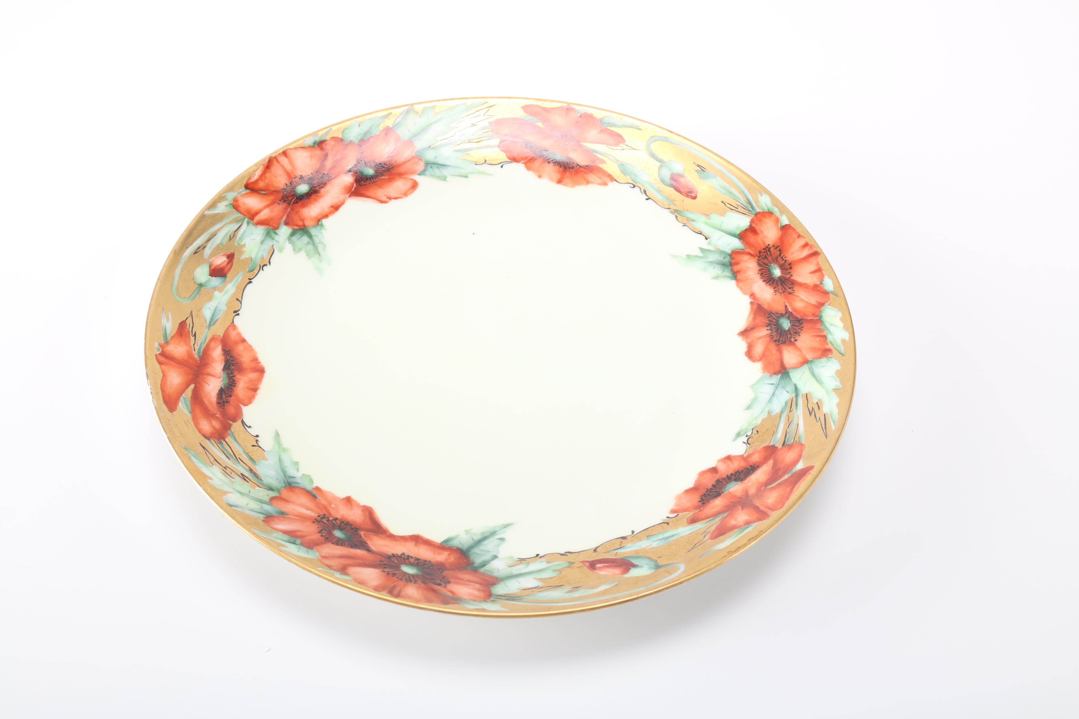 Haviland Hand-Painted Porcelain Plates