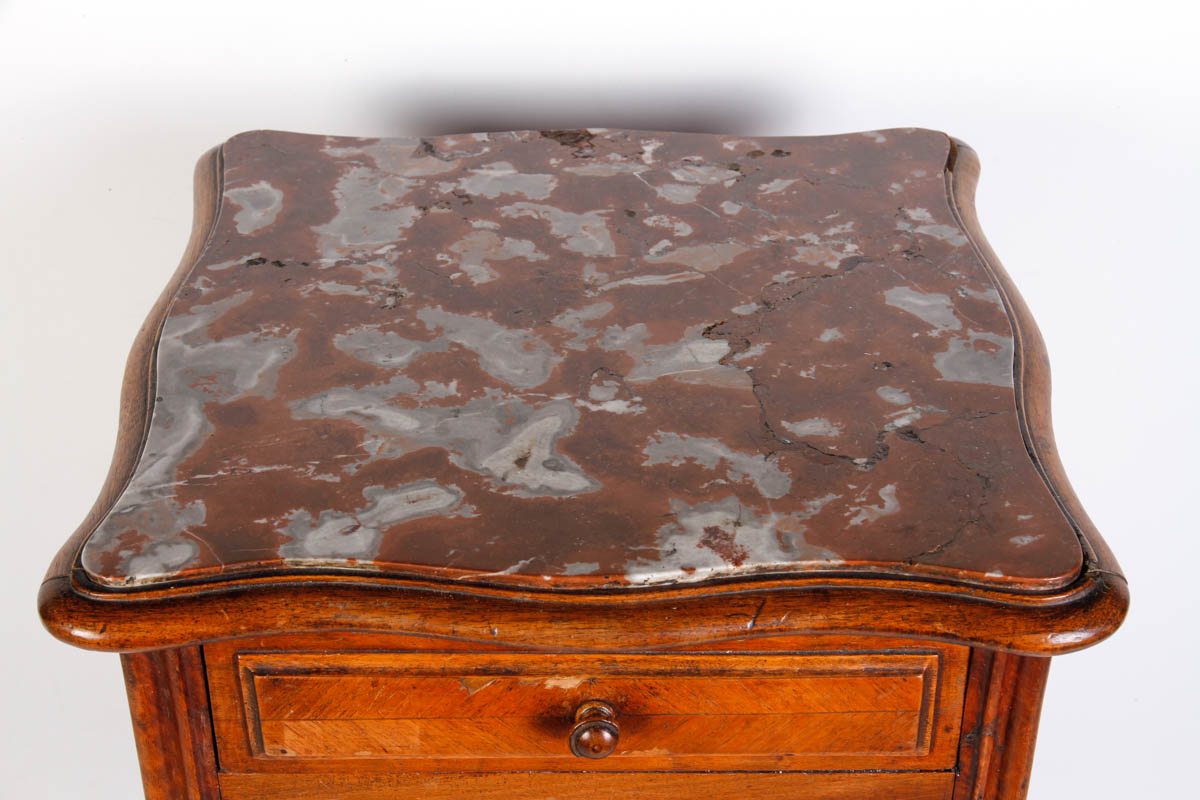 Vintage Louis XV Style Marble Top Stand