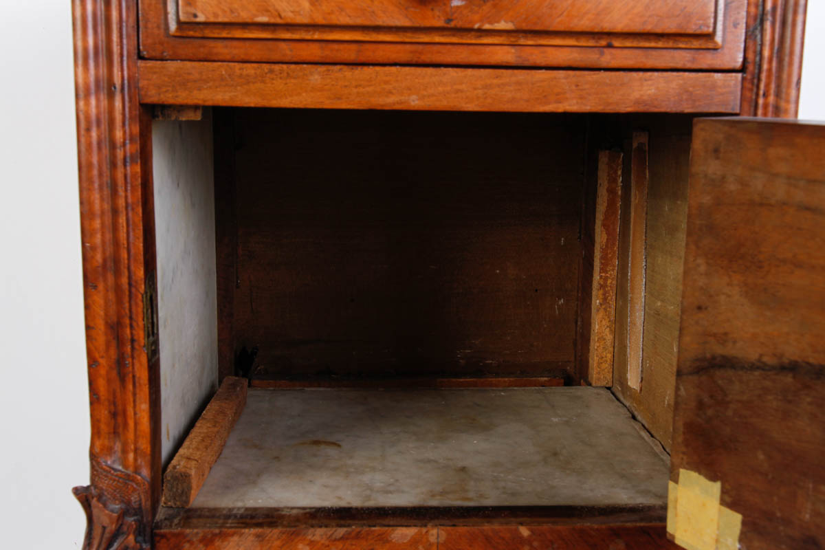 Vintage Louis XV Style Marble Top Stand