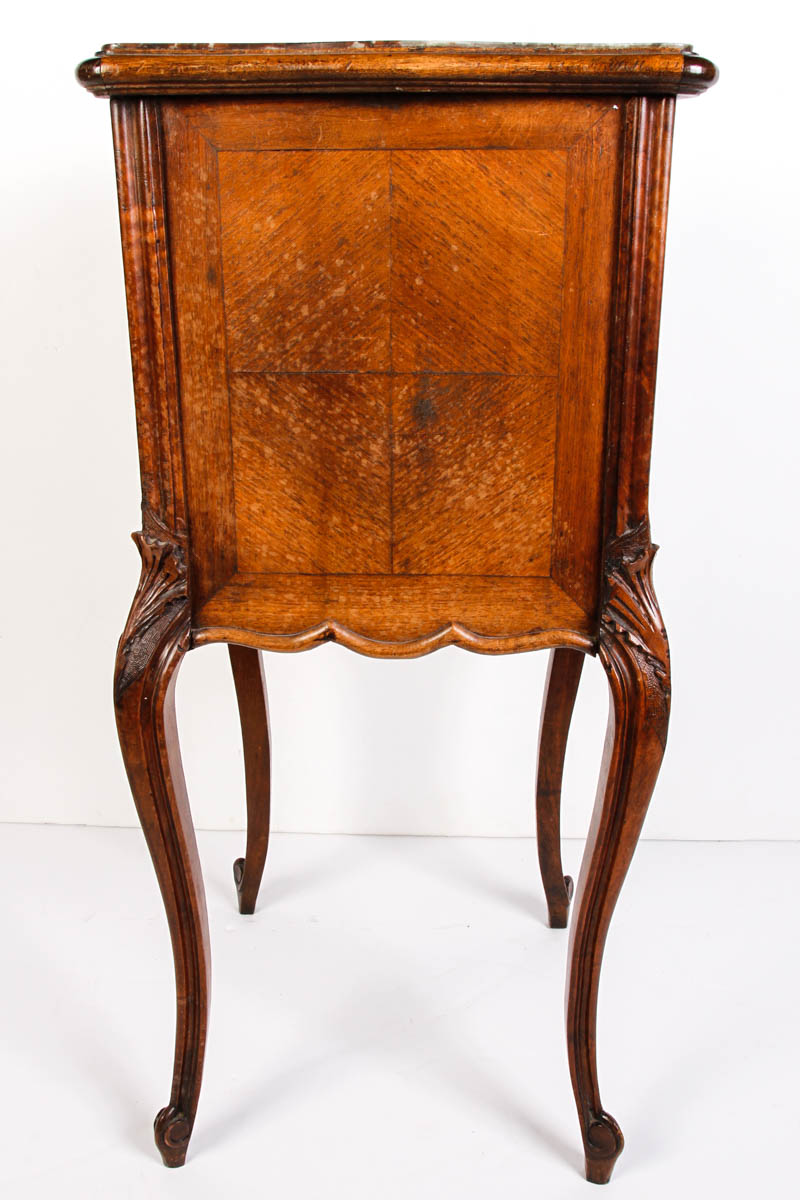 Vintage Louis XV Style Marble Top Stand