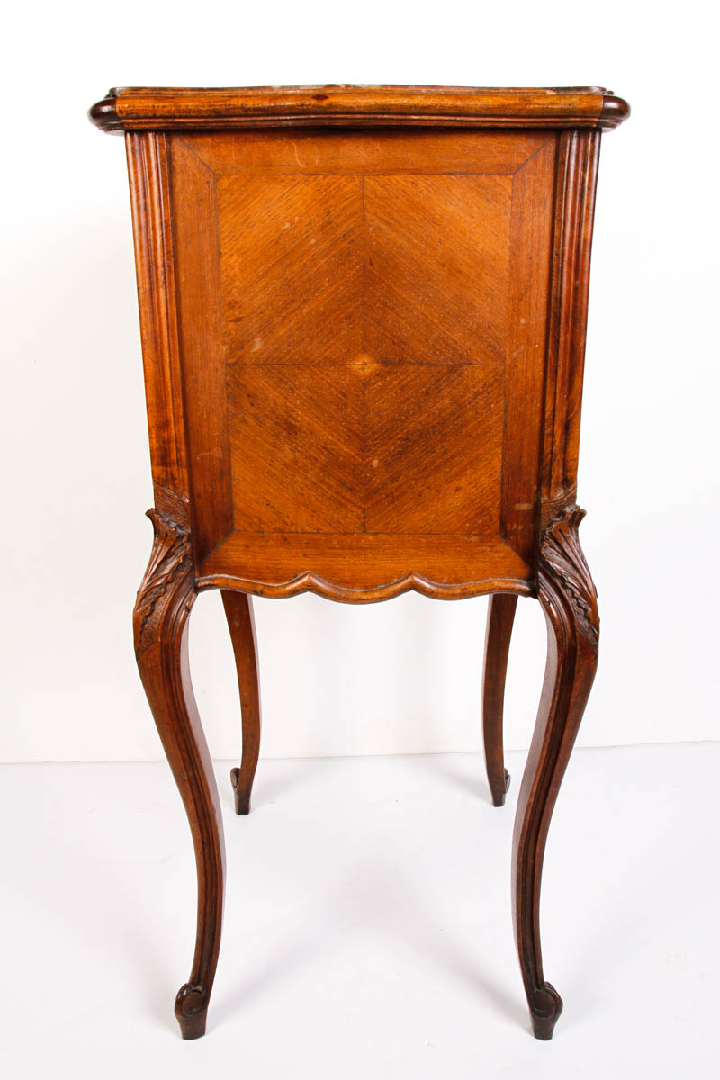 Vintage Louis XV Style Marble Top Stand