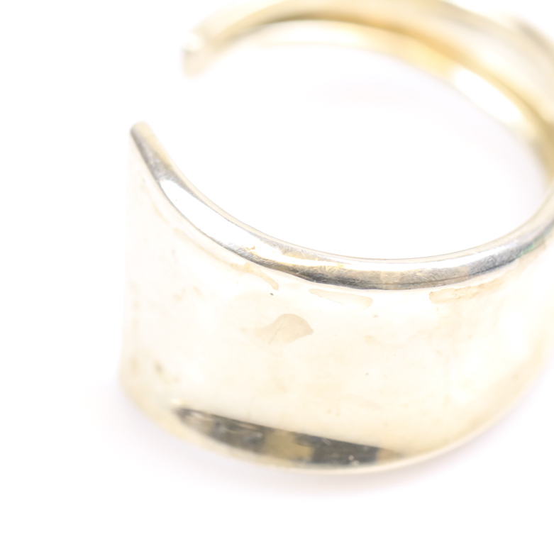 Vintage Harryman Sterling Silver Tapered Cuff