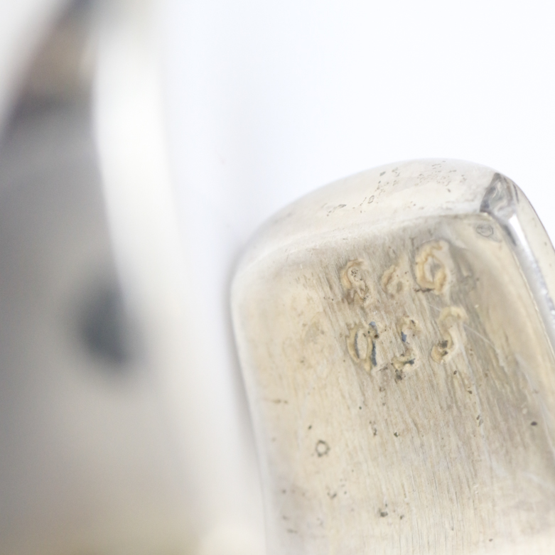 Sterling Silver Carved Rosebud Cuff