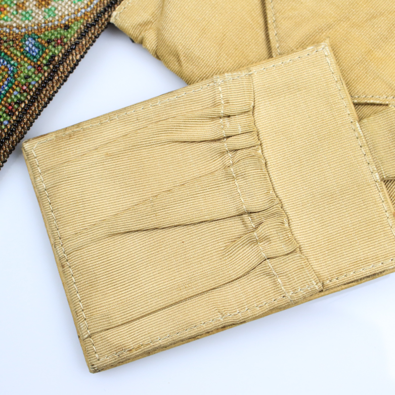 Vintage Sterling Silver Beaded Handbag