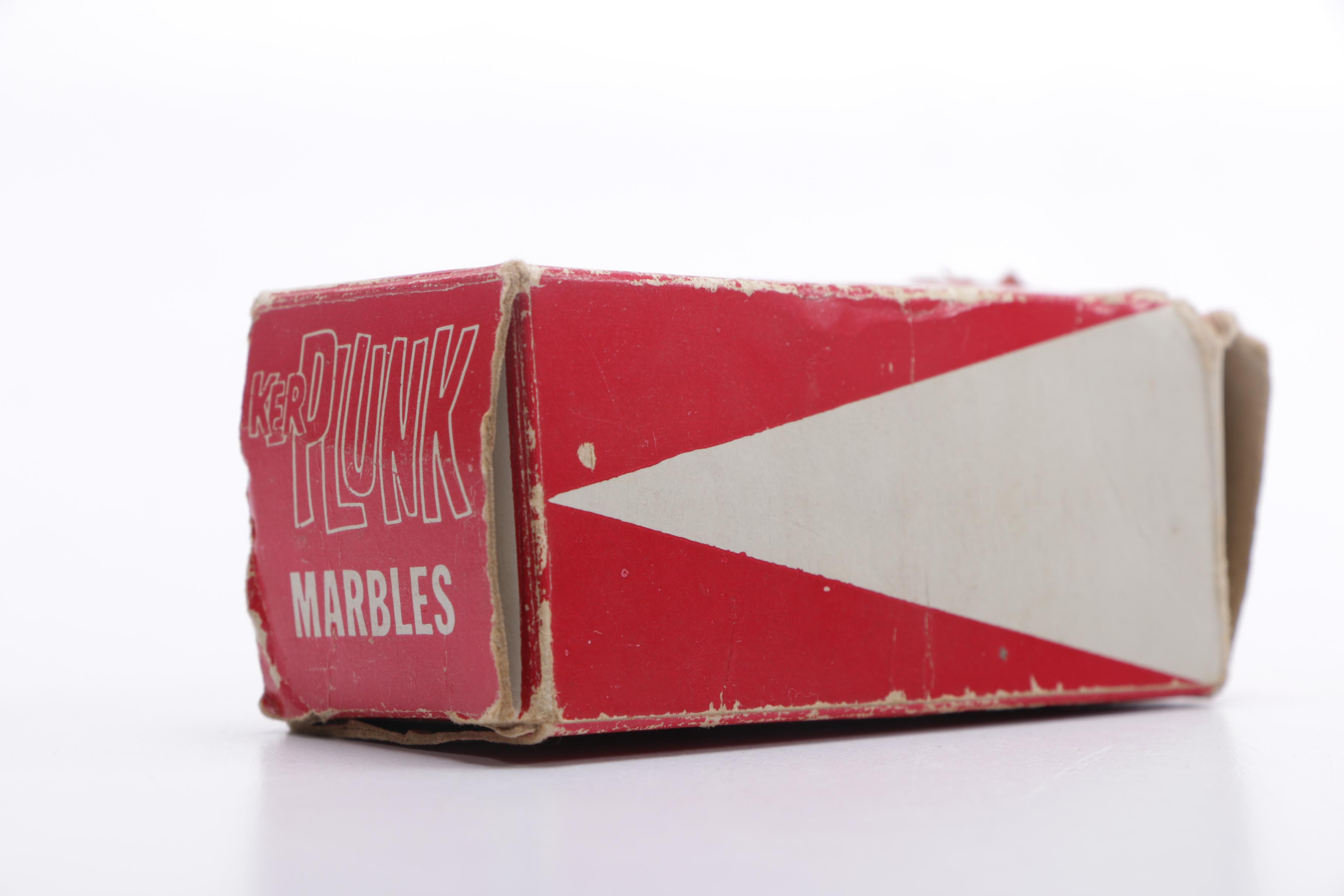 Red and Orange Glass Marbles