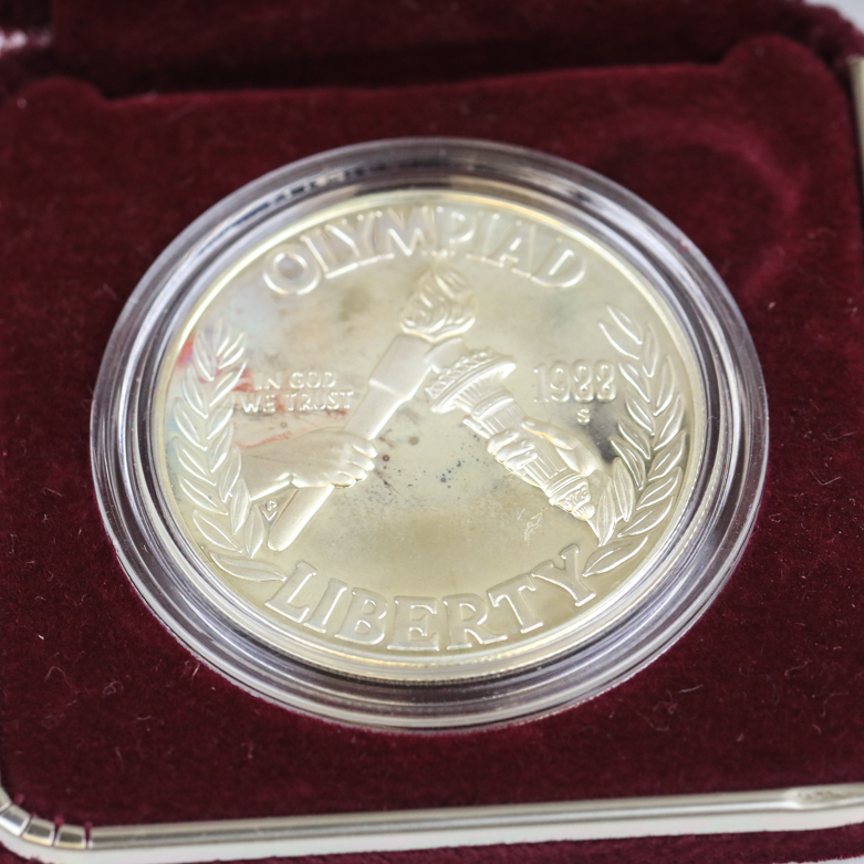 1988-S Olympics Commemorative One Dollar Silver Proof Coin