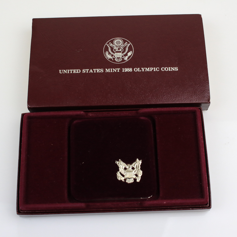 1988-S Olympics Commemorative One Dollar Silver Proof Coin