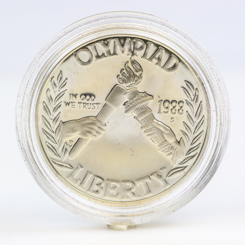 1988-S Olympics Commemorative One Dollar Silver Proof Coin
