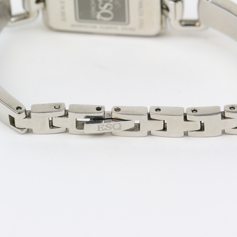 Movado ESQ Stainless Steel and Diamond Women's Watch