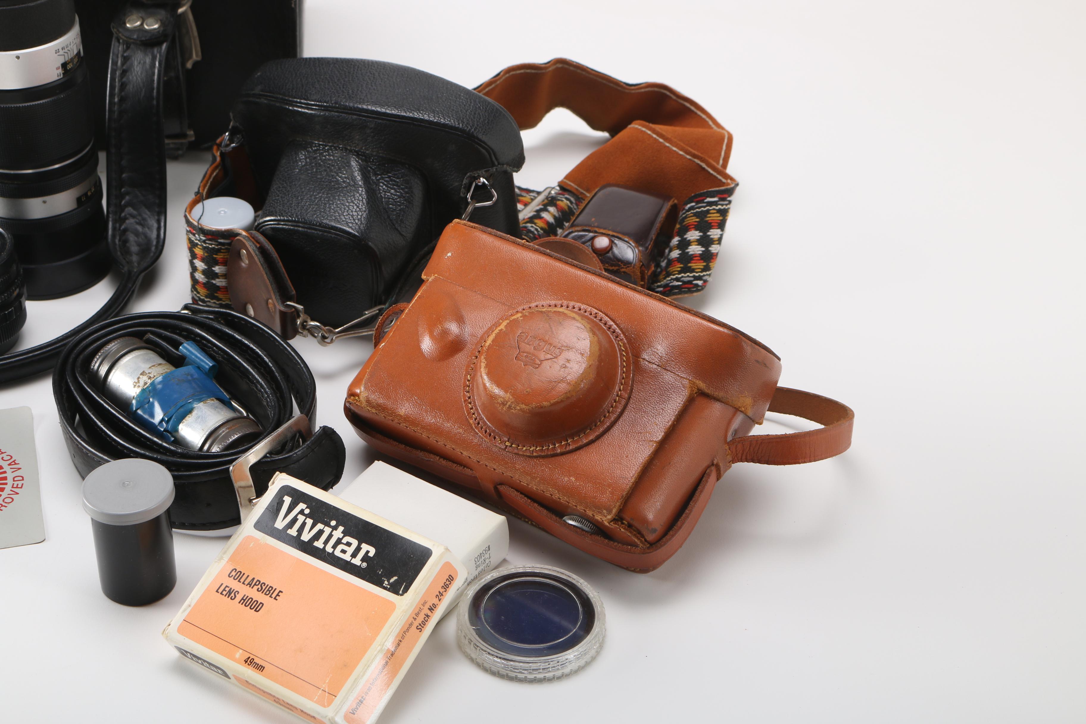 Vintage Pentax Cameras and Accessories