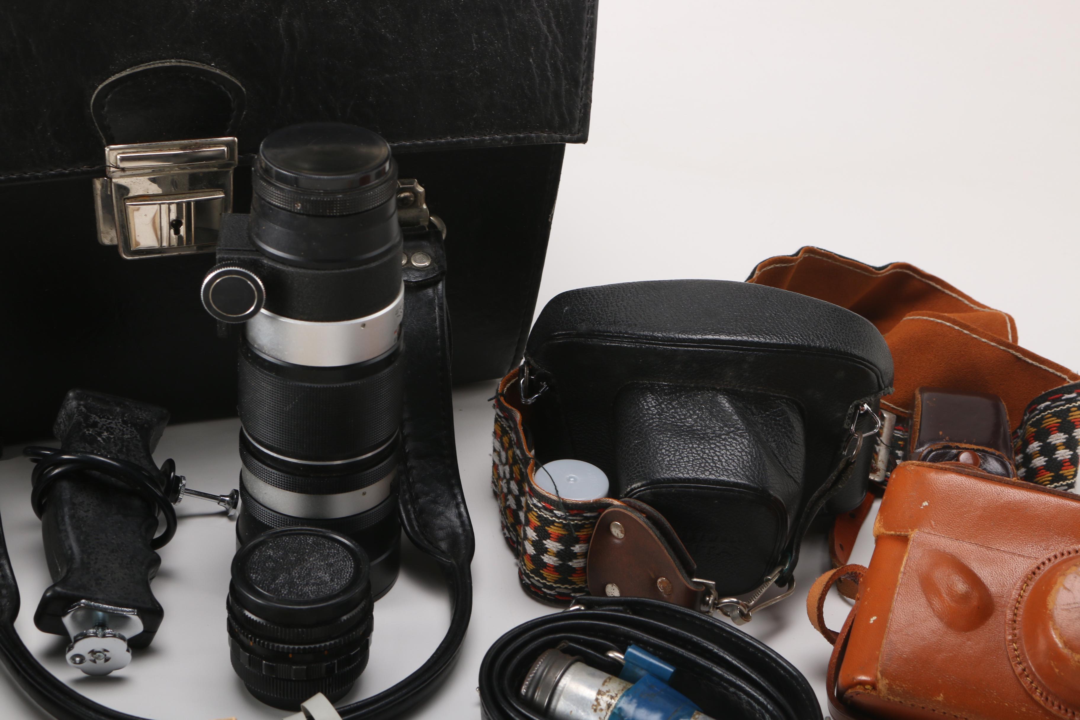 Vintage Pentax Cameras and Accessories