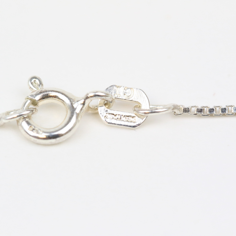 950 Silver and Boulder Opal Pendant Necklace