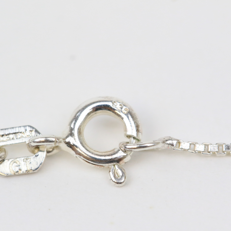 950 Silver and Boulder Opal Pendant Necklace