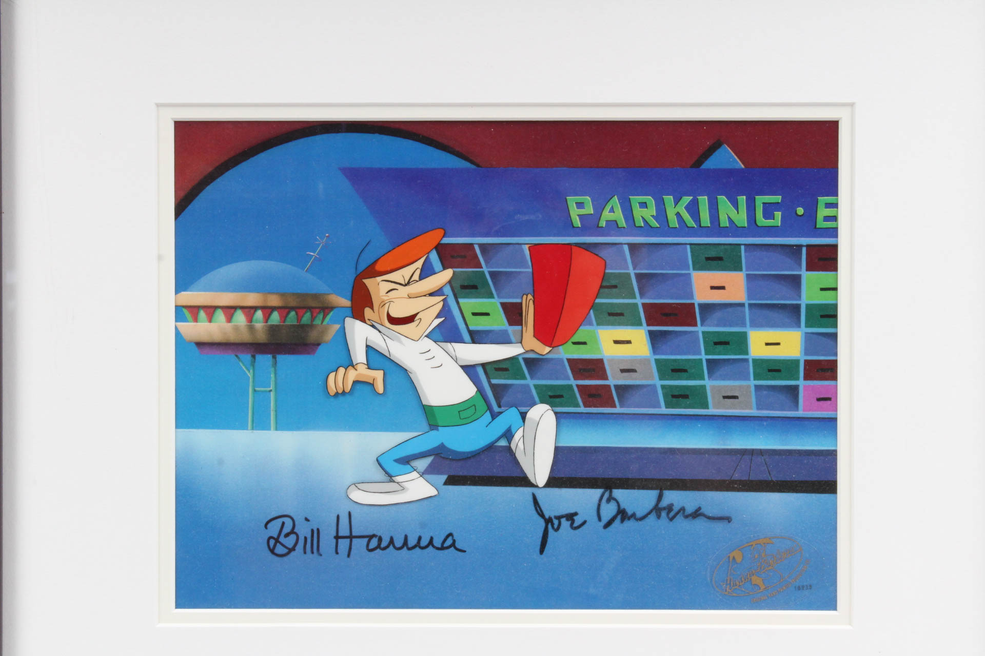 Jetsons Hanna Barbera Autographed Animation Cel