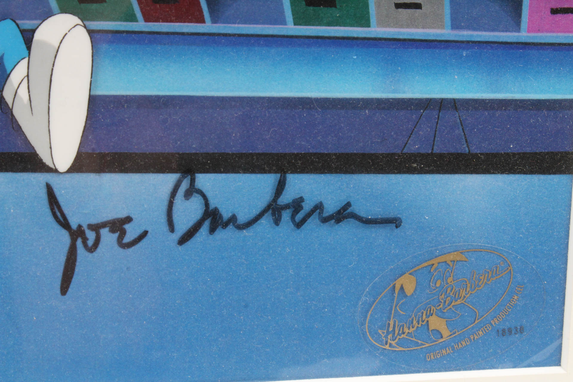 Jetsons Hanna Barbera Autographed Animation Cel