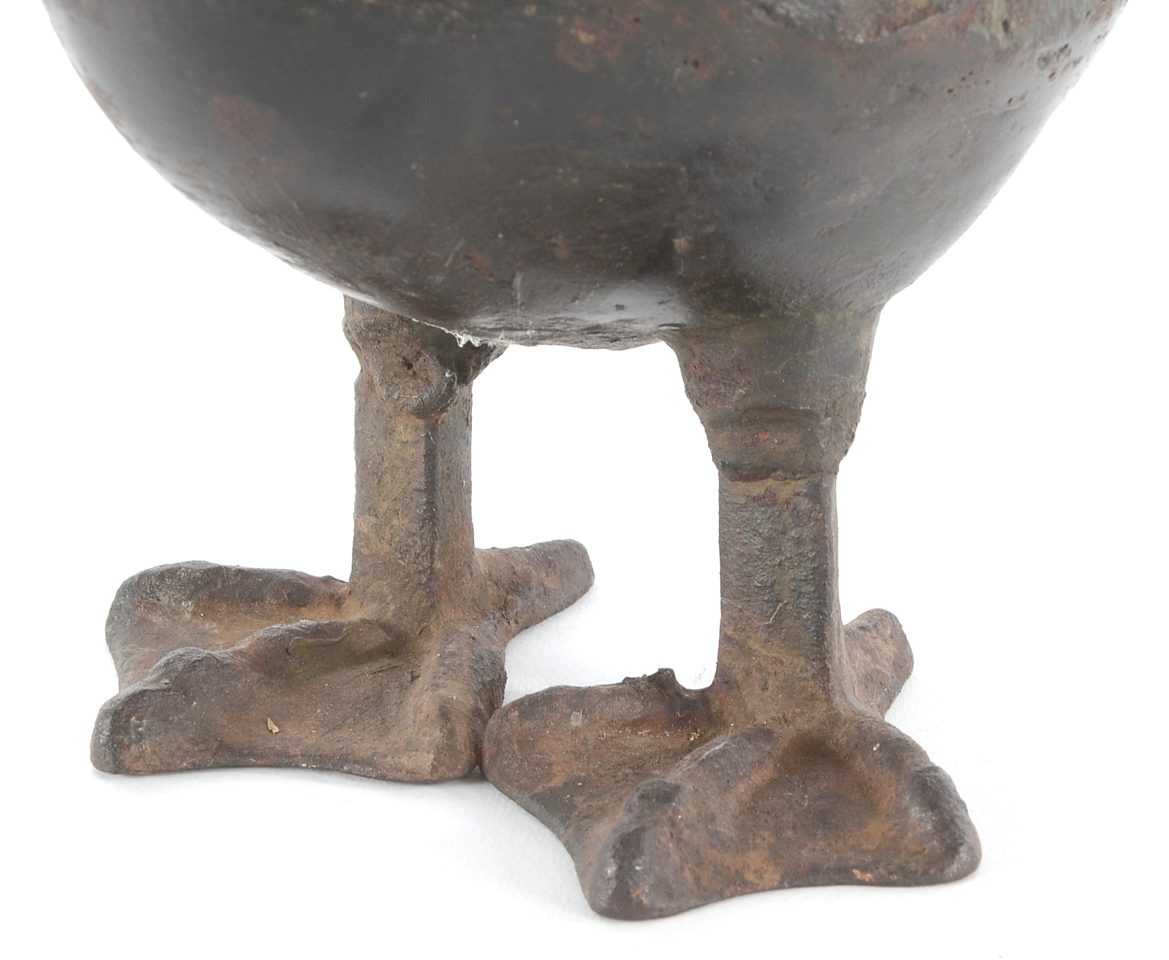 Japanese Cast Iron Duck Sculptures