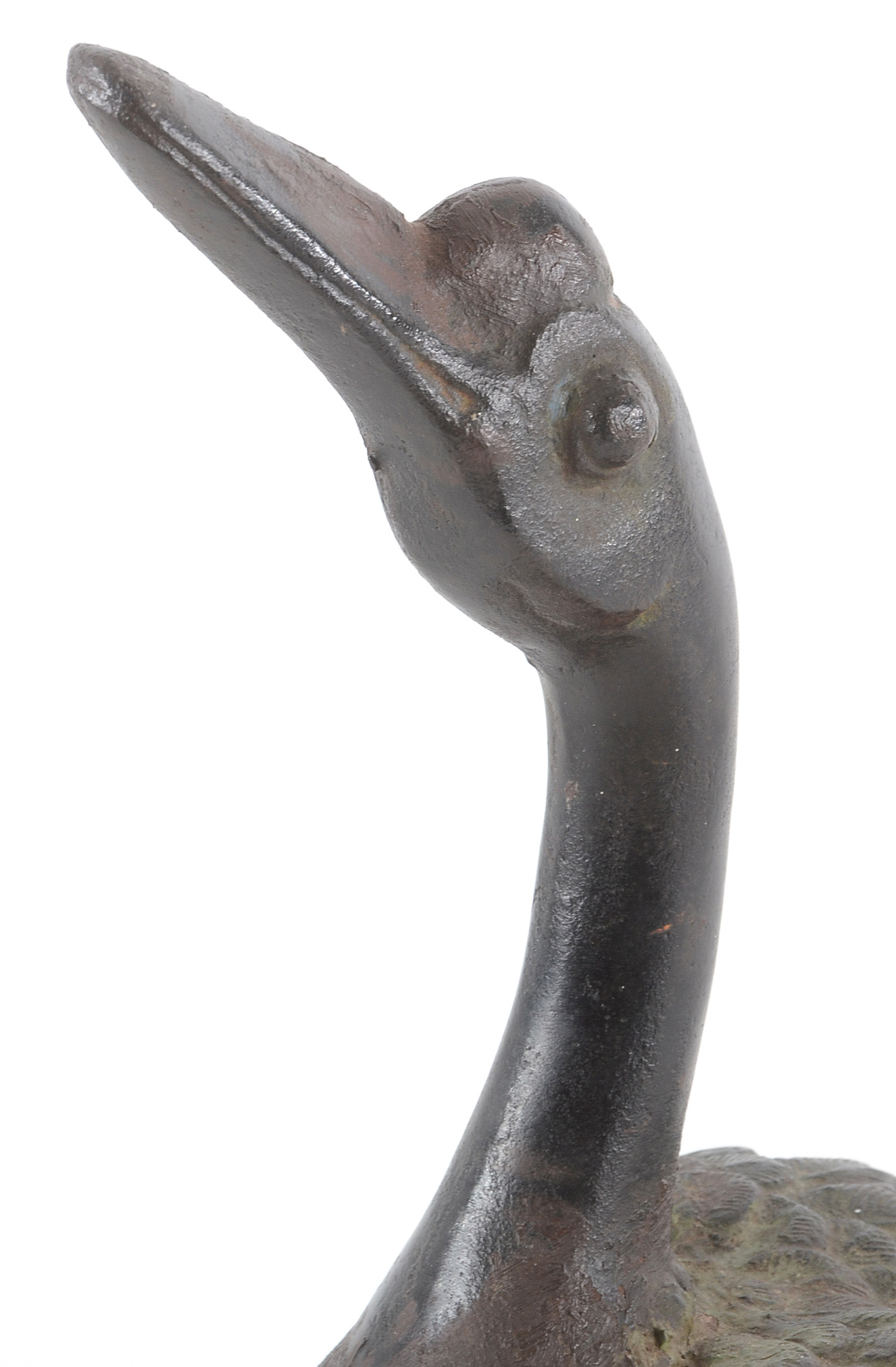 Japanese Cast Iron Duck Sculptures