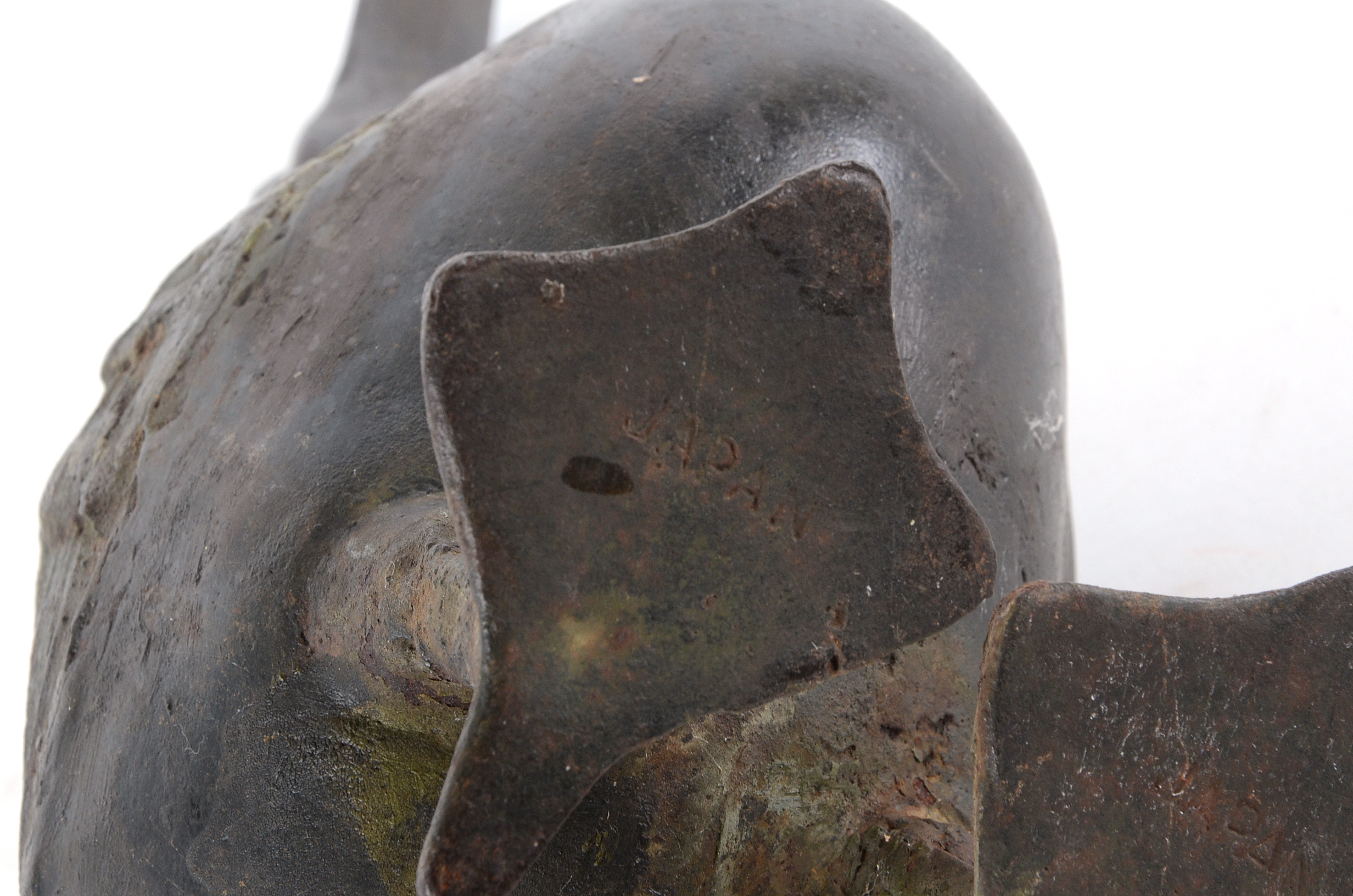 Japanese Cast Iron Duck Sculptures