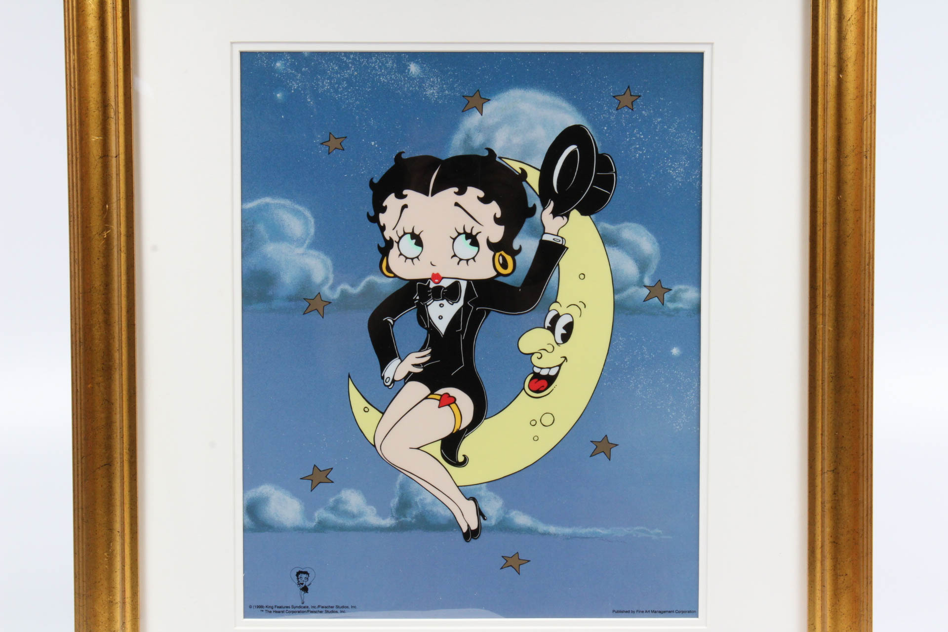 "Betty Boop Up on the Moon" Sericel