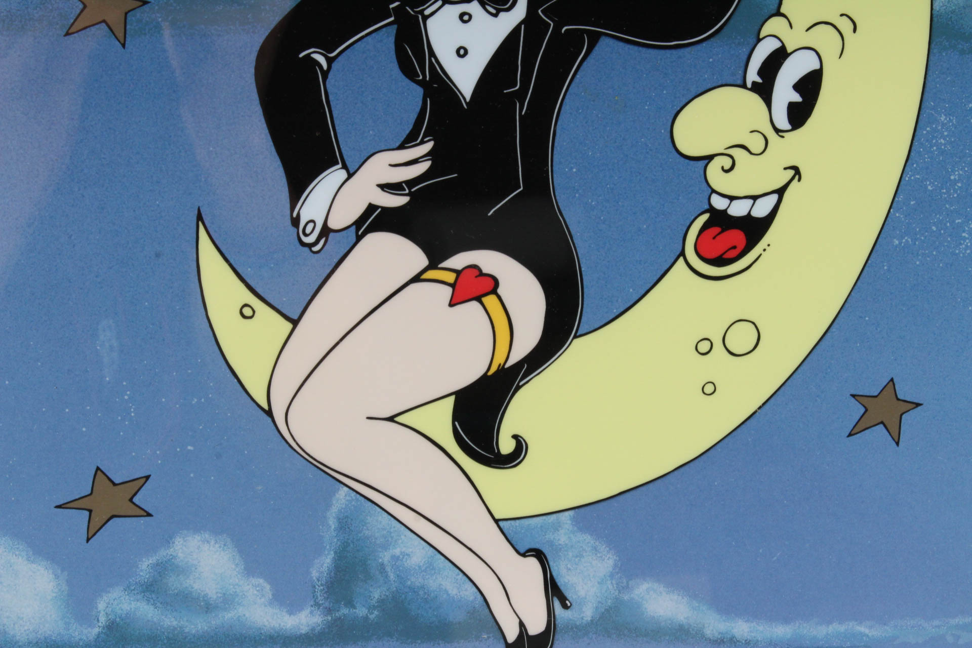 "Betty Boop Up on the Moon" Sericel