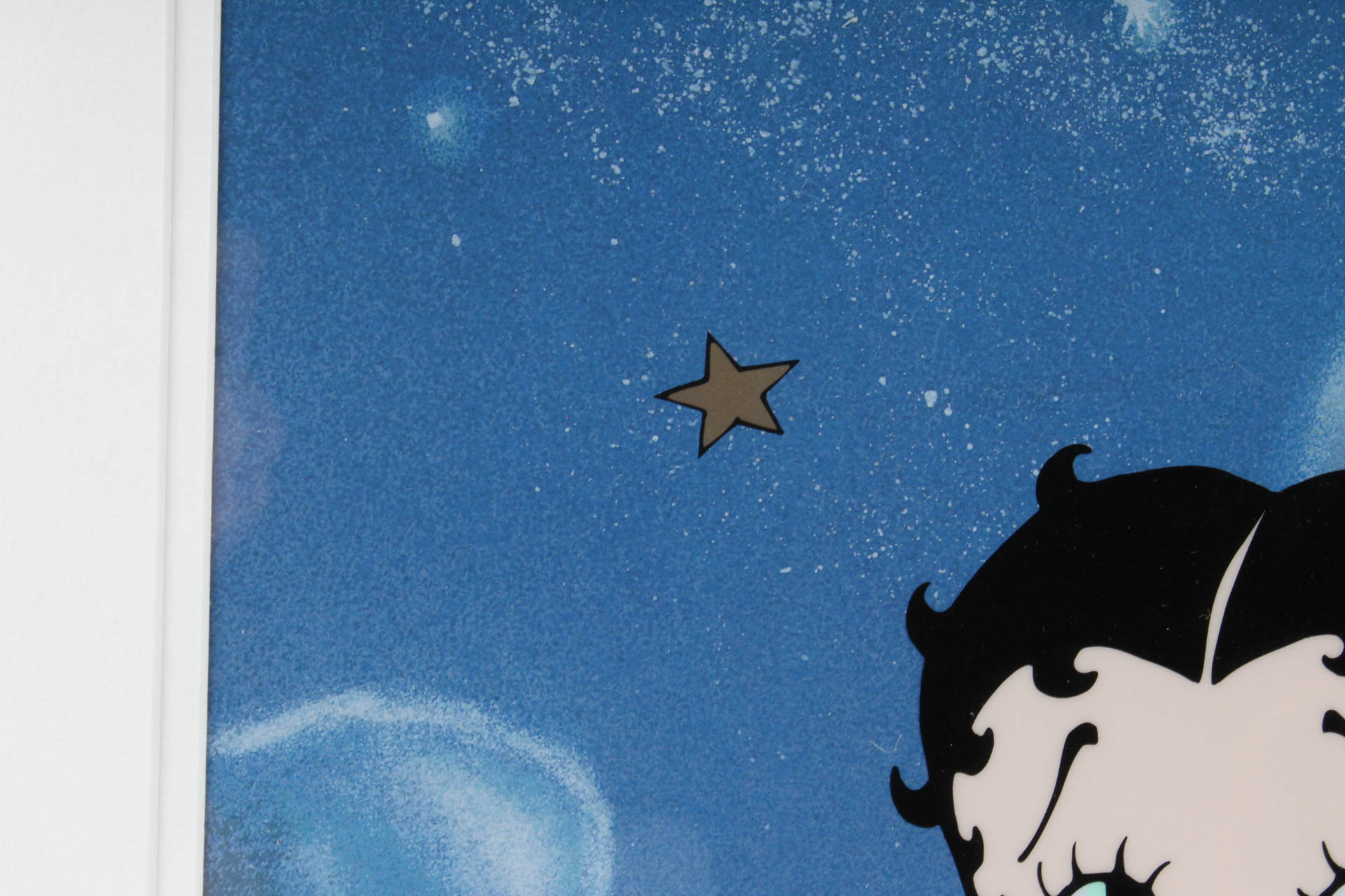 "Betty Boop Up on the Moon" Sericel