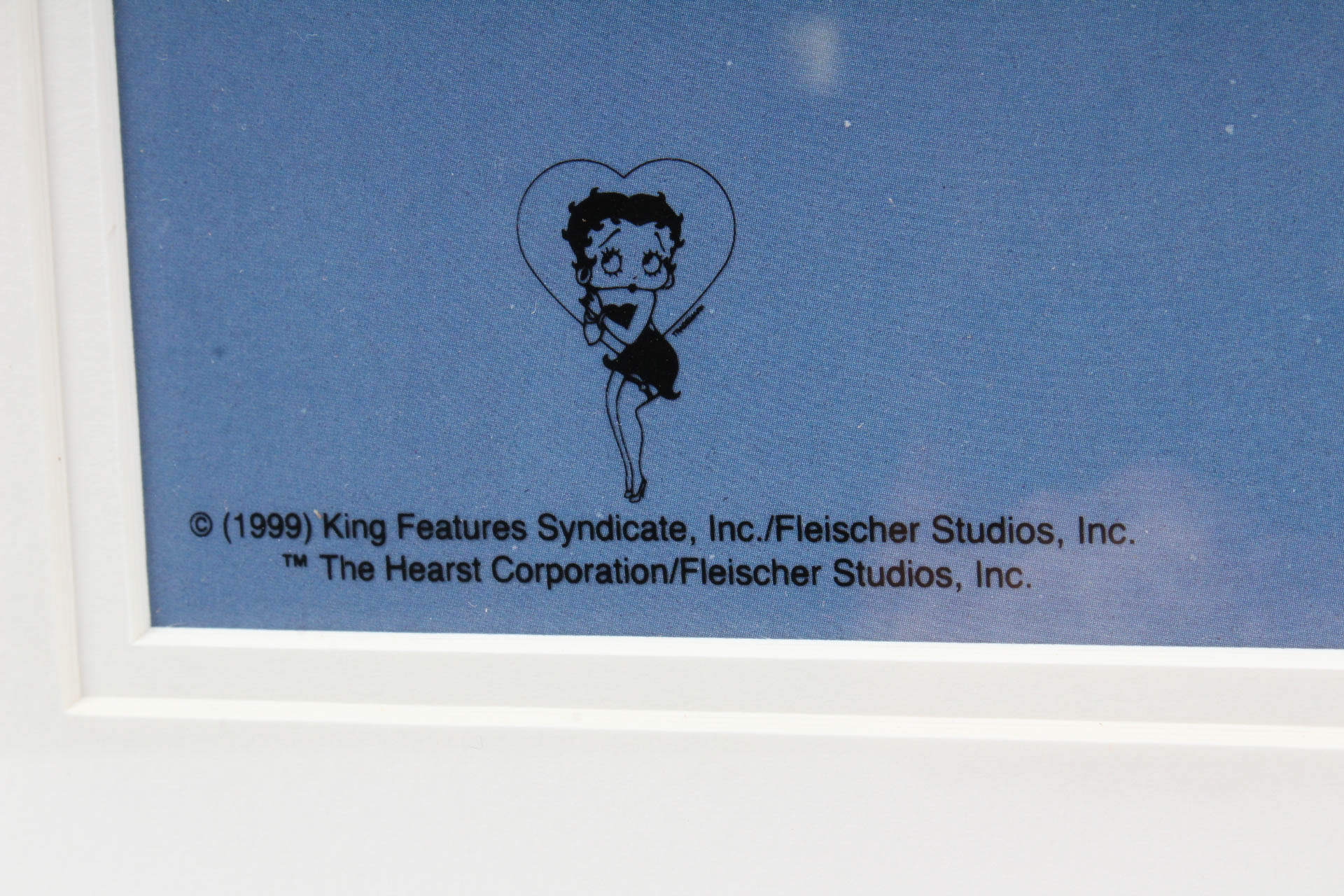 "Betty Boop Up on the Moon" Sericel