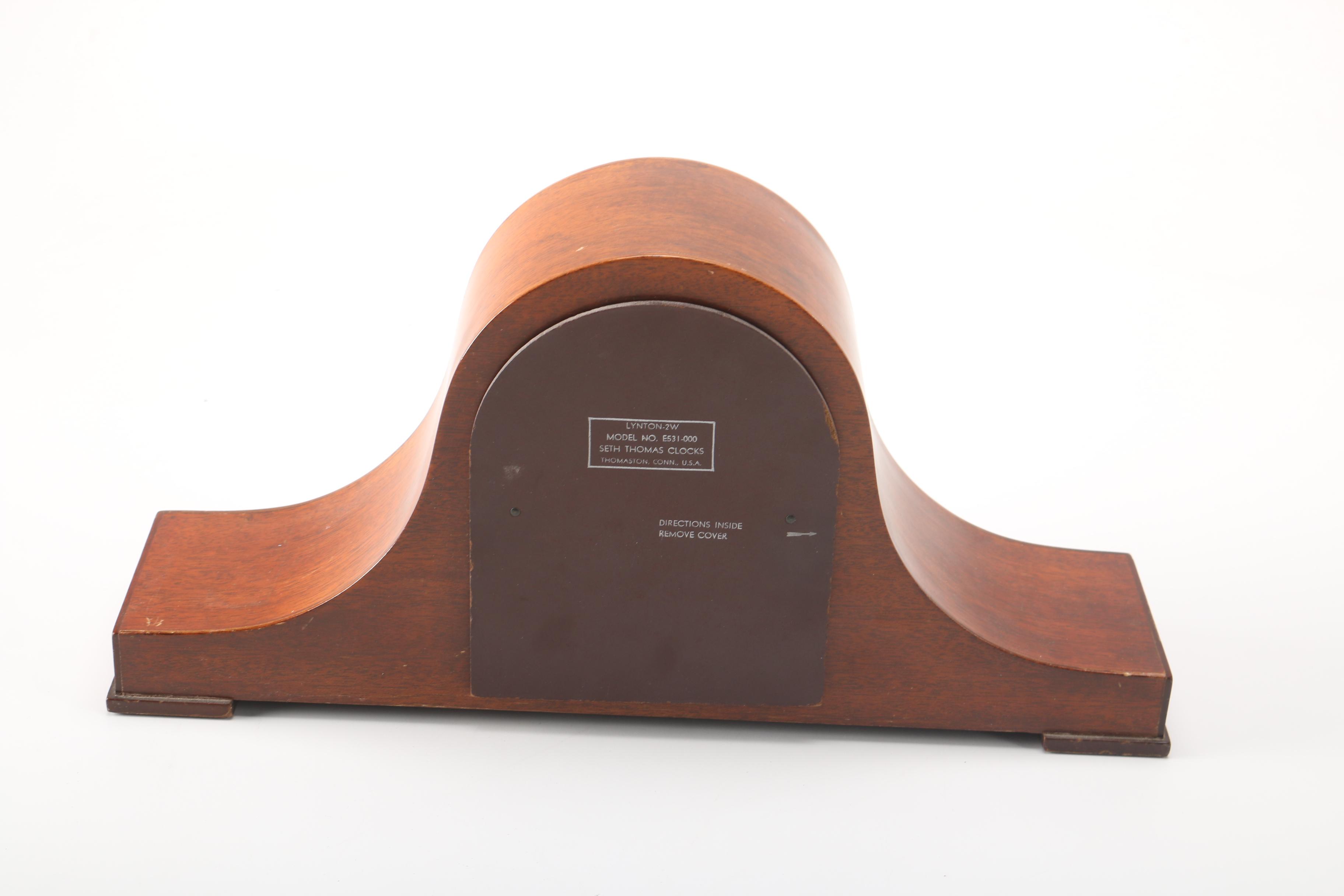 Circa 1956 Seth Thomas "Lynton 2W" Mantel Clock