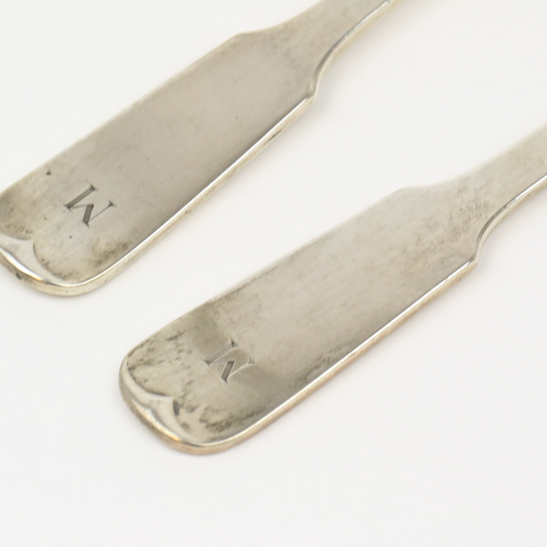 Vintage Georg Jensen Sterling Silver Serving Spoon and Fork