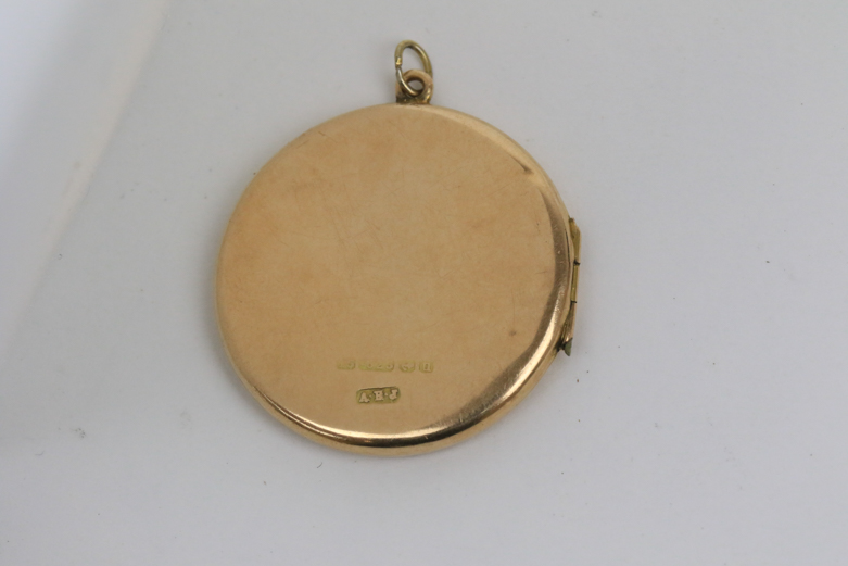 Antique Alfred E. Jones 15K Yellow Gold Locket