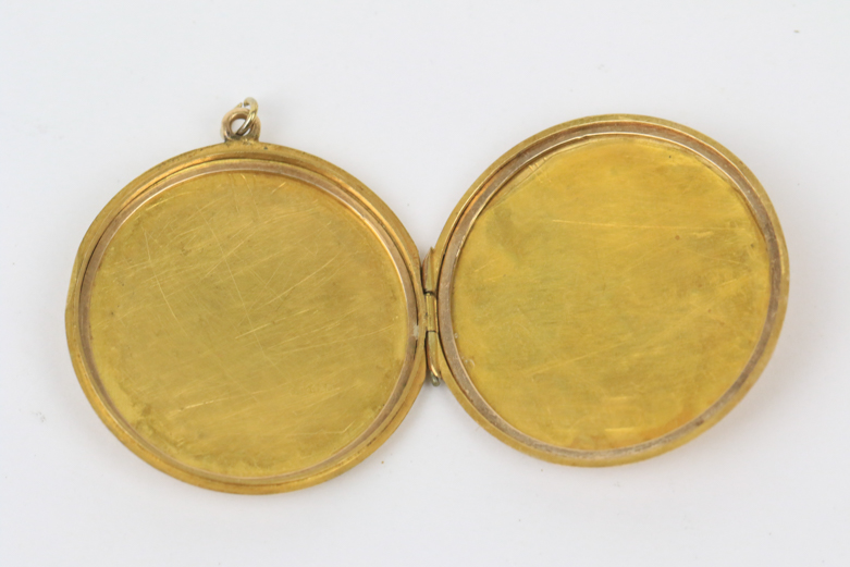 Antique Alfred E. Jones 15K Yellow Gold Locket
