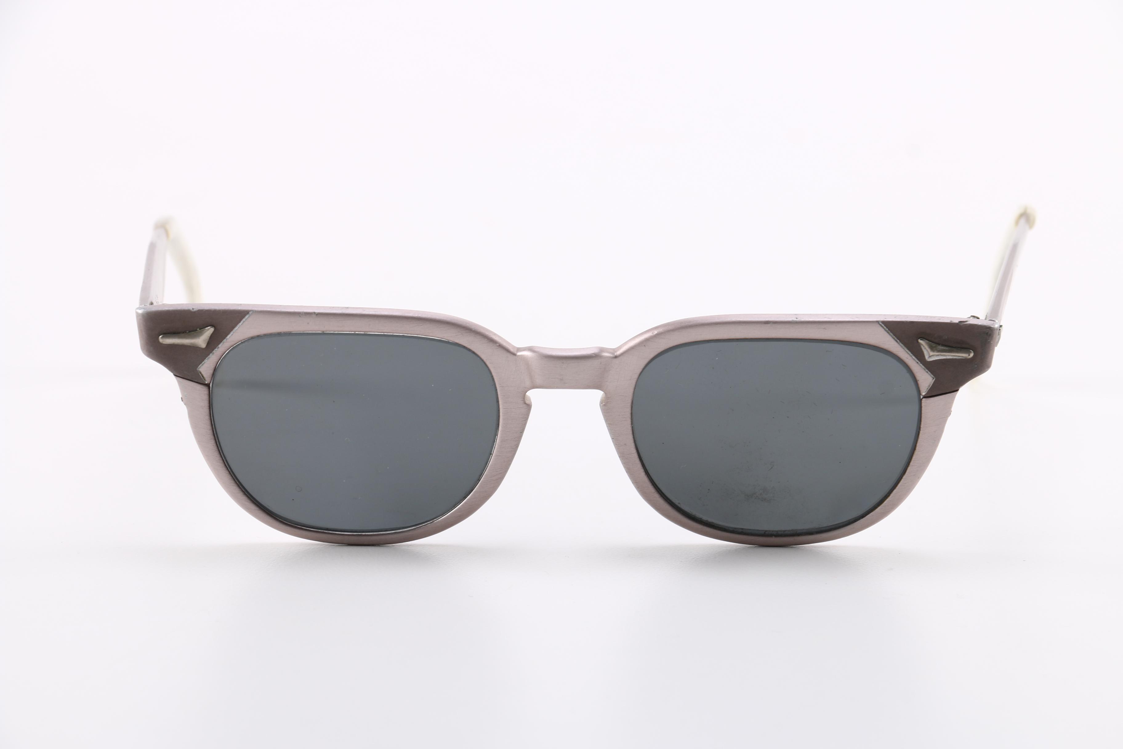 White Framed Wayfarer Sunglasses and Two Skagen Watches