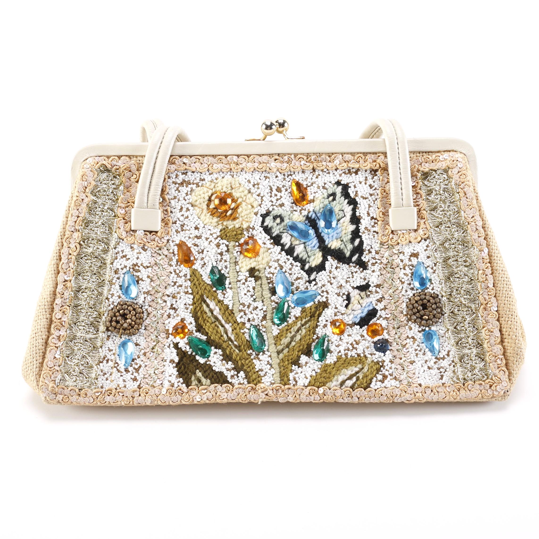 Vintage Christiana Hand Beaded Purse