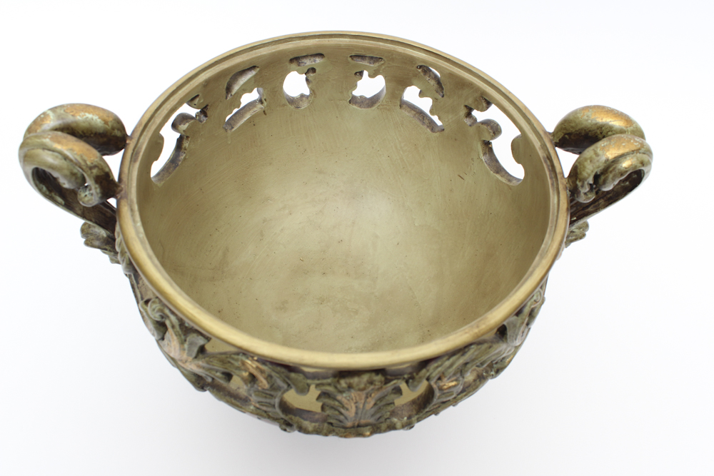 Pair of Decorative Red Urns