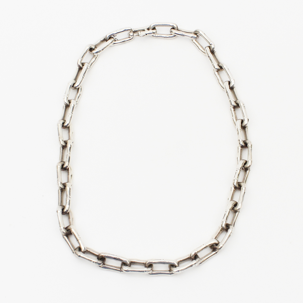 John Hardy Sterling Silver Man's Cable Link Necklace