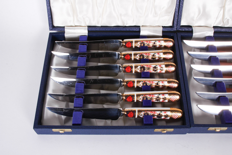 Royal Crown Derby England Knife Sets