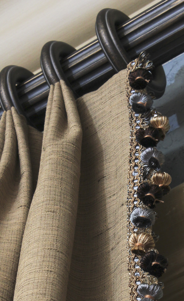 Custom Made Draperies and Rod