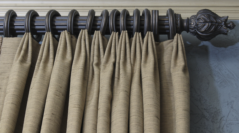 Custom Made Draperies and Rod