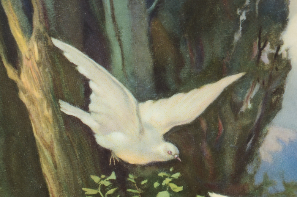 Hand-Carved and Hand-Colored Ukrainian Wood Frame