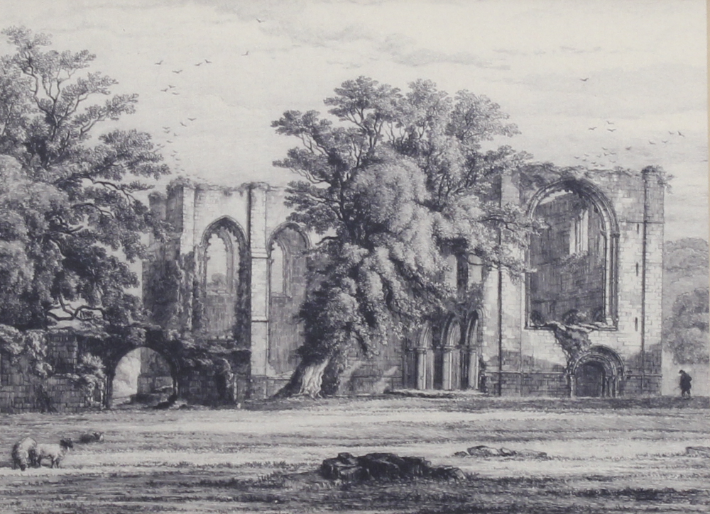 Pair of Offset Lithograph Architectural Prints