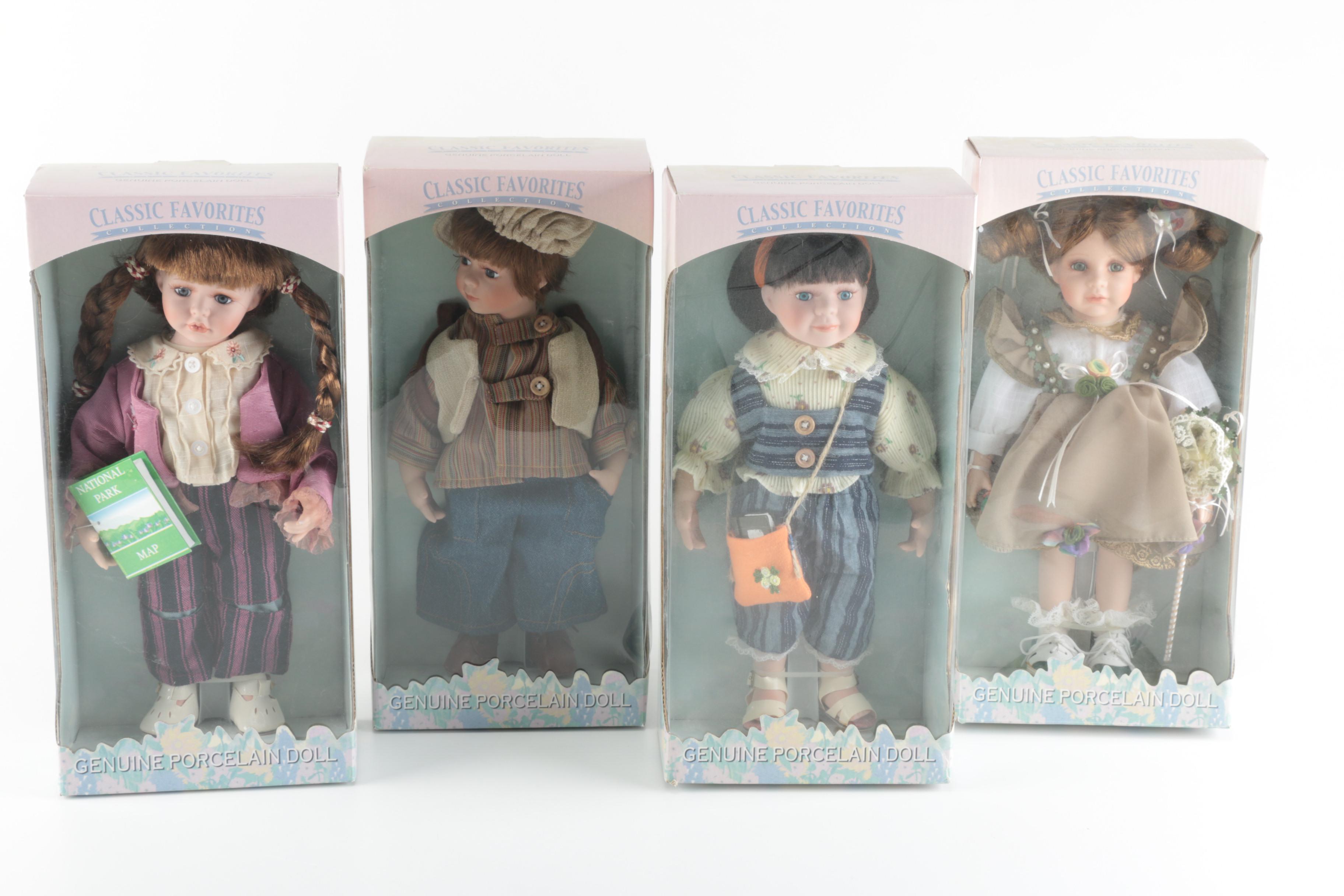 Classic Favorites Genuine Porcelain Dolls