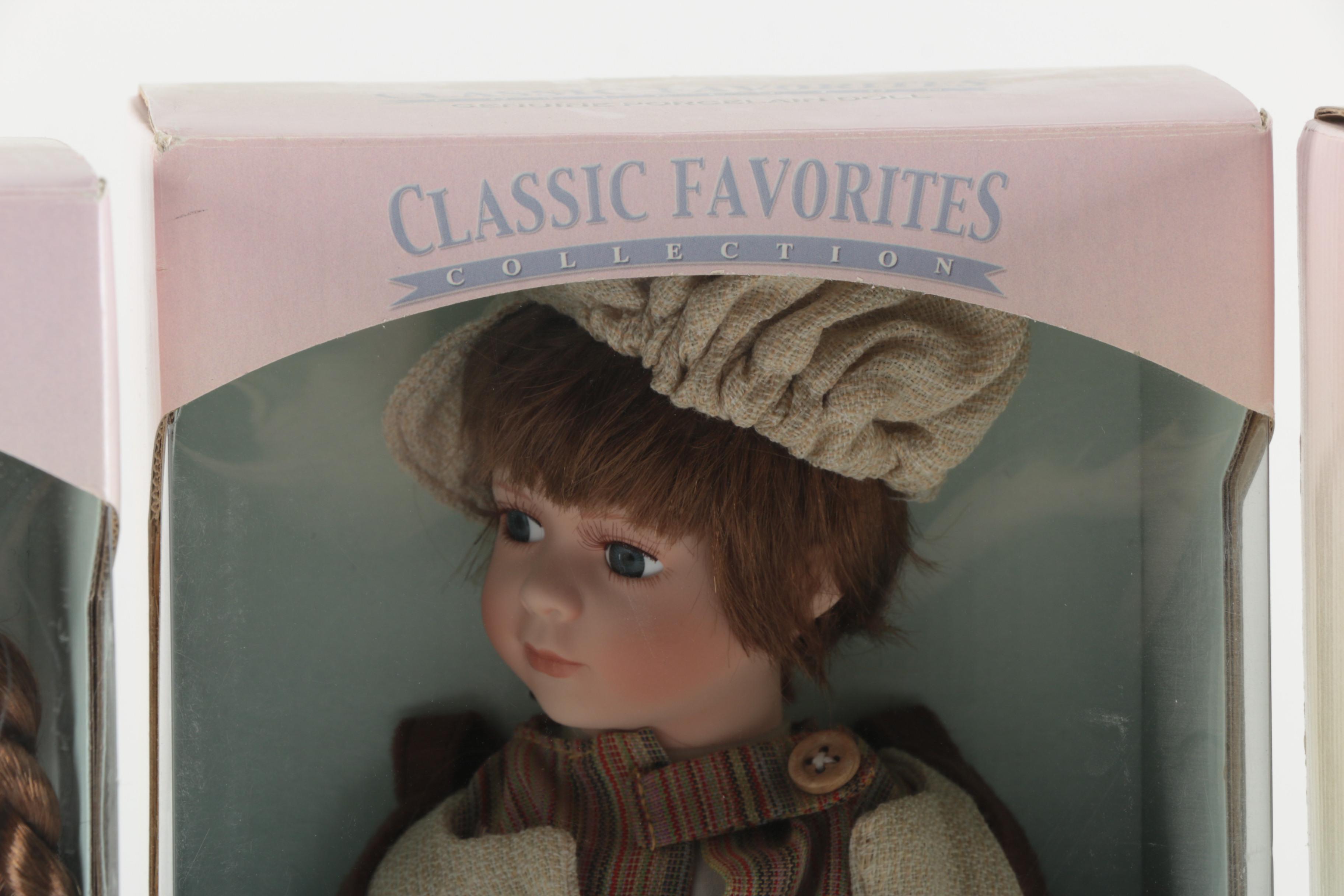 Classic Favorites Genuine Porcelain Dolls