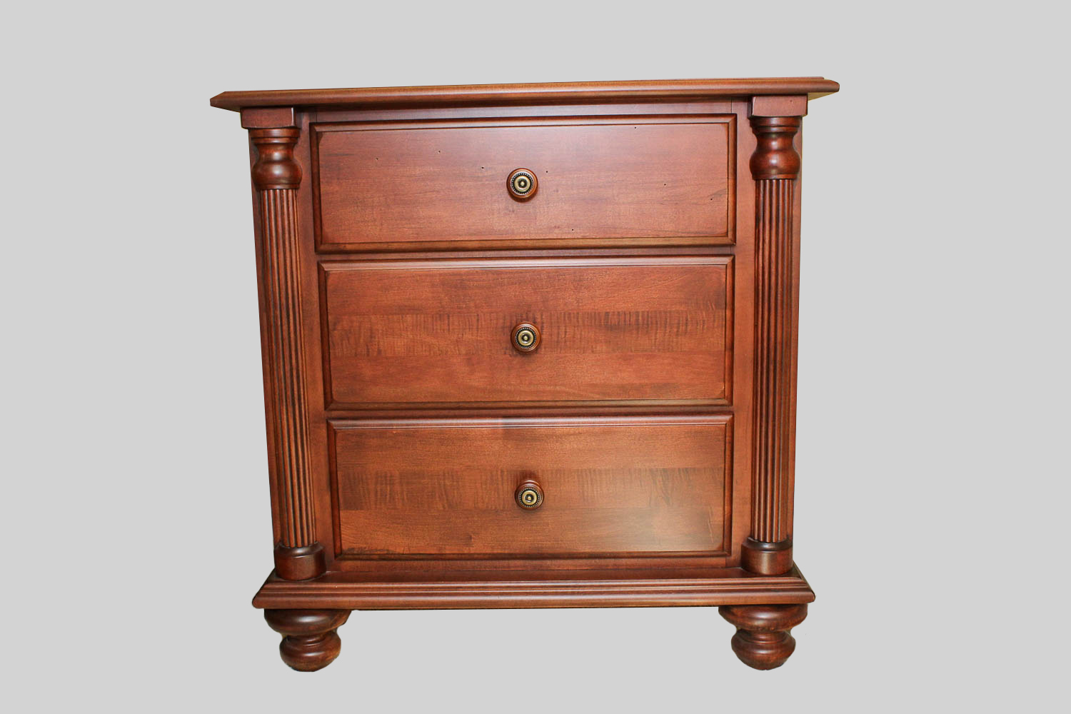 Mobel Furniture Solid Wood Nightstand