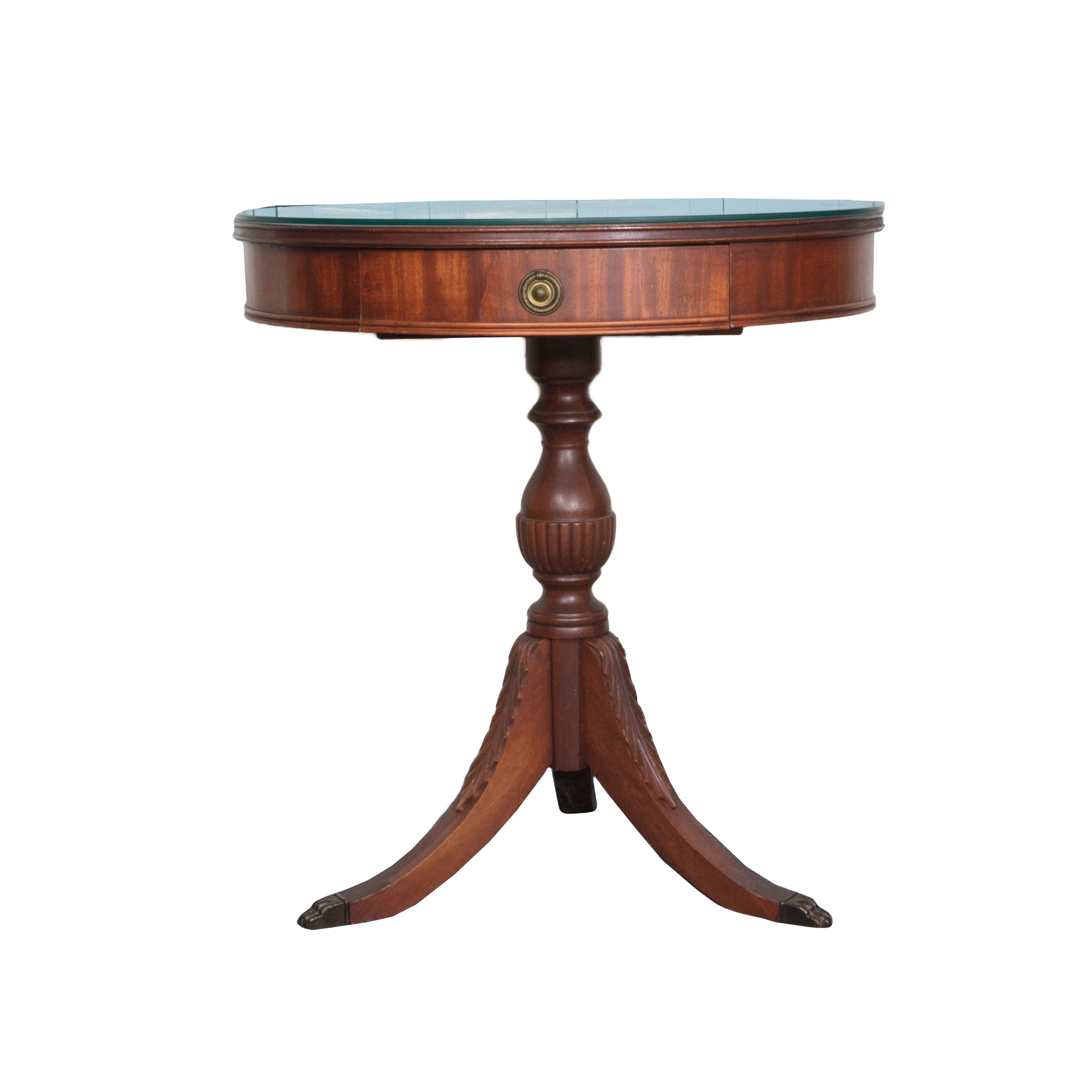 Vintage Duncan Phyfe Style Drum Table by Pennsylvania House