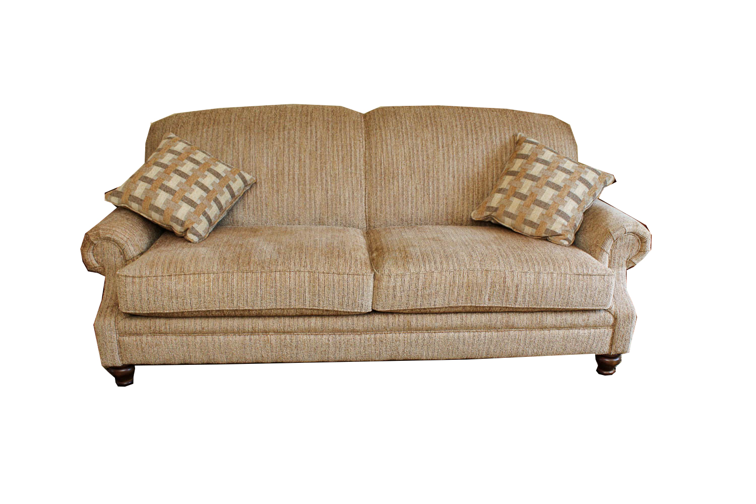 Flexsteel Two-Cushion Fabric Sofa