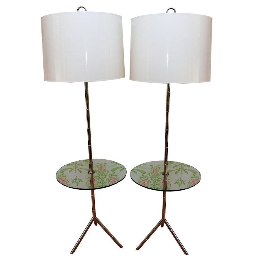 Floor Lamps with Table Accents