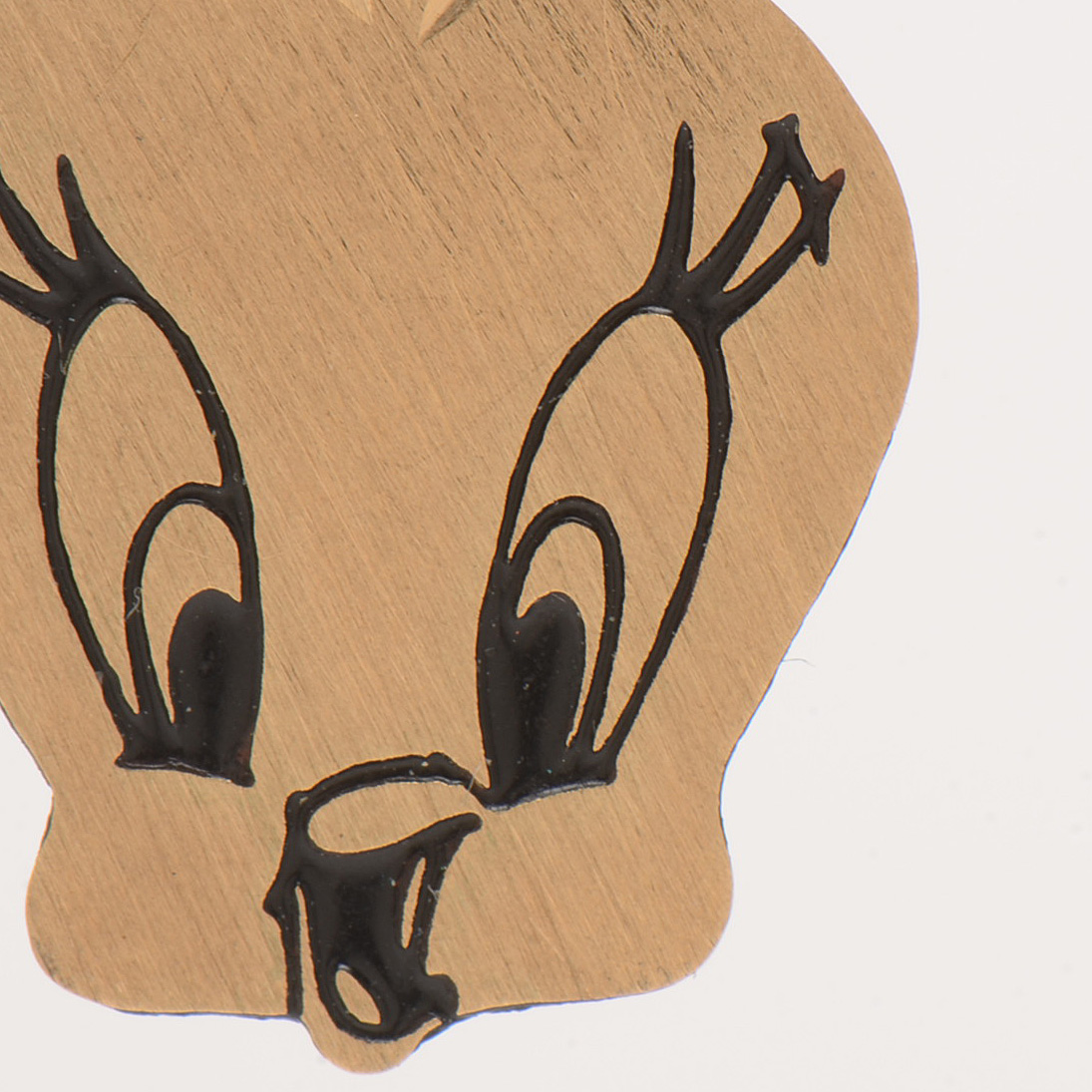 10K Yellow Gold Tweety Bird Pendant Necklace